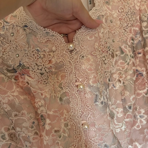 Vintage Nah Nah collection by Jonathan Tait lace blazer - Picture 2 of 7